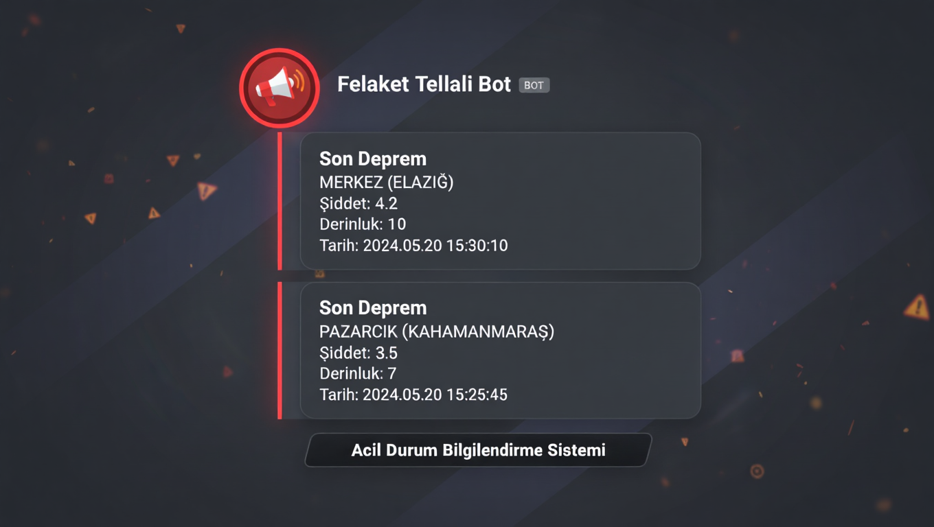 Felaket Tellali Bot